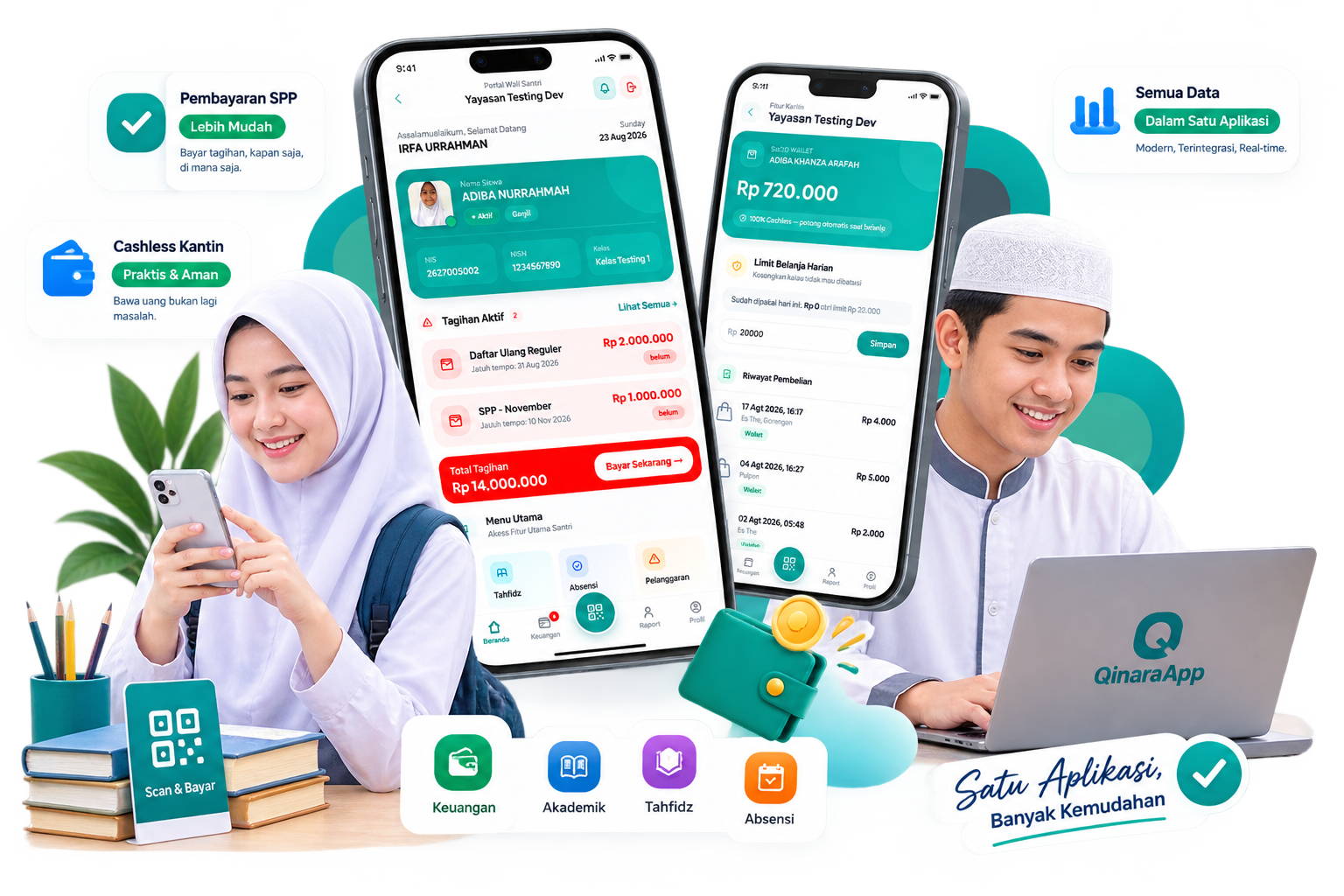 Tampilan Aplikasi Qinara Apps 2